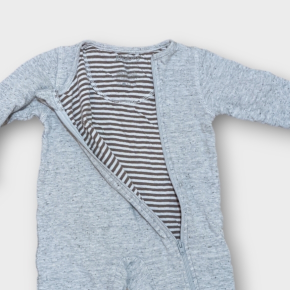 XS 0-3 Months Juddlies Breathe - Eze Sleeper Pale Grey Fleck - Picture 2 of 5